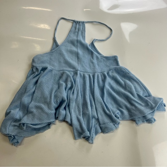 Urban Outfitters women’s blue V neck top M m155-33 - Picture 4 of 4